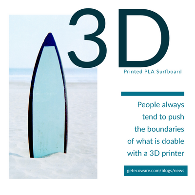 3D Printed Pla Surfboard