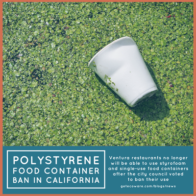 Polystyrene Food Container Ban in California