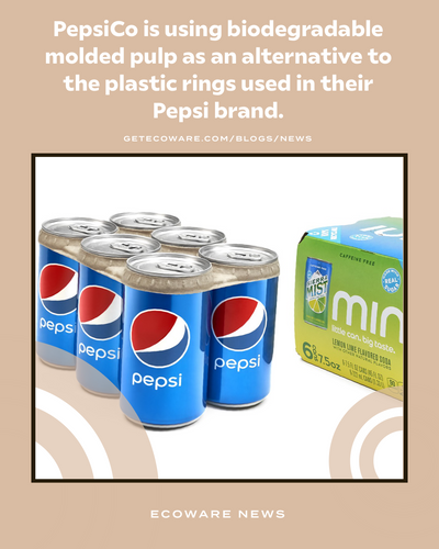 Pepsi Replaces Plastic Rings With Molded Pulp