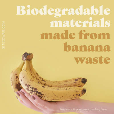 Researchers develop biodegradable, recyclable material made from banana waste