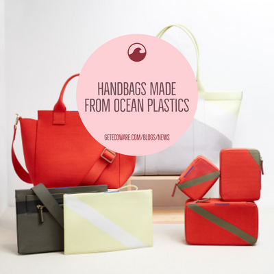 Handbags from Ocean Plastics