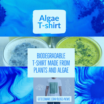 VOLLEBAK’S NEW 100% BIODEGRADABLE T-SHIRT IS MADE FROM PLANTS AND ALGAE!