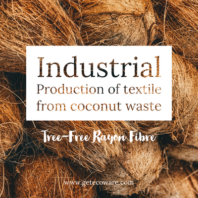 Industrial Production of Textile from Coconut Waste