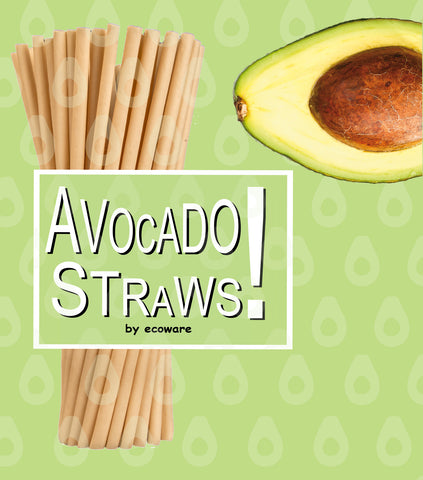 Avocado Straws Biodegradable and eco-friendly