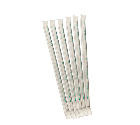 Casava Straws | Extra Strength Biodegradable  8.27" **Wrapped**